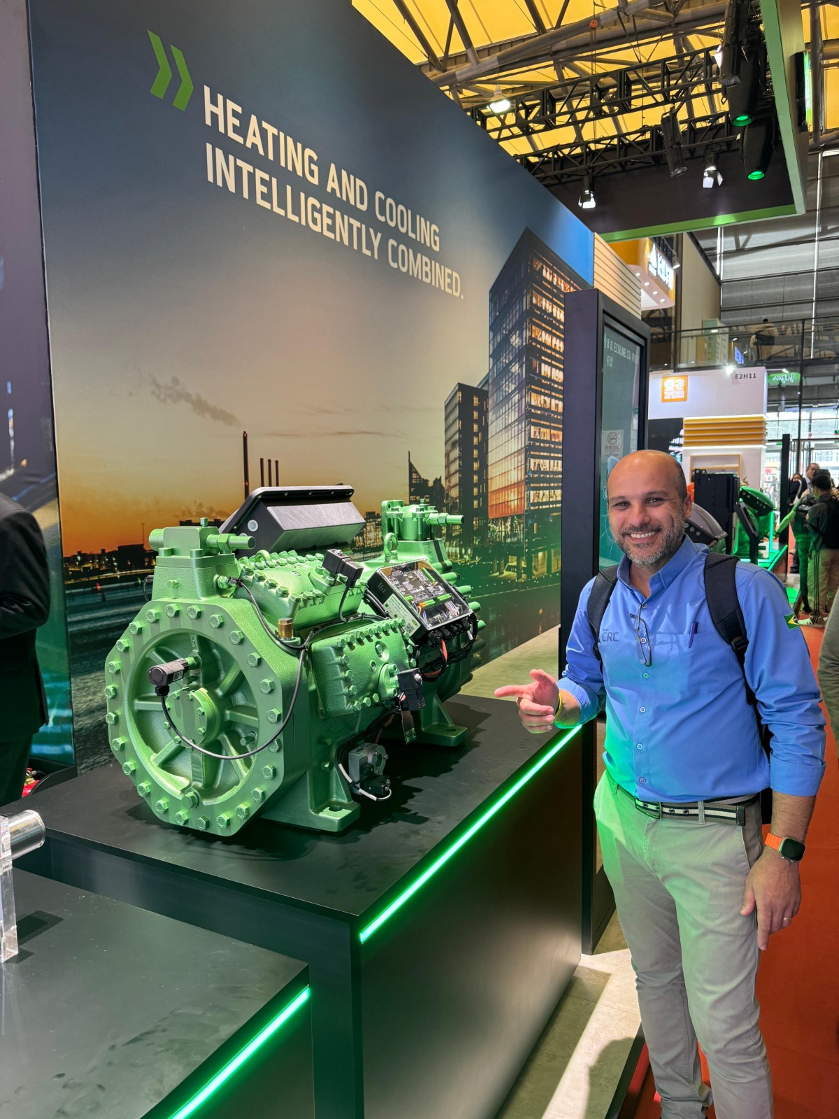 Grupo CRC na China Refrigeration 2025, em Shanghai